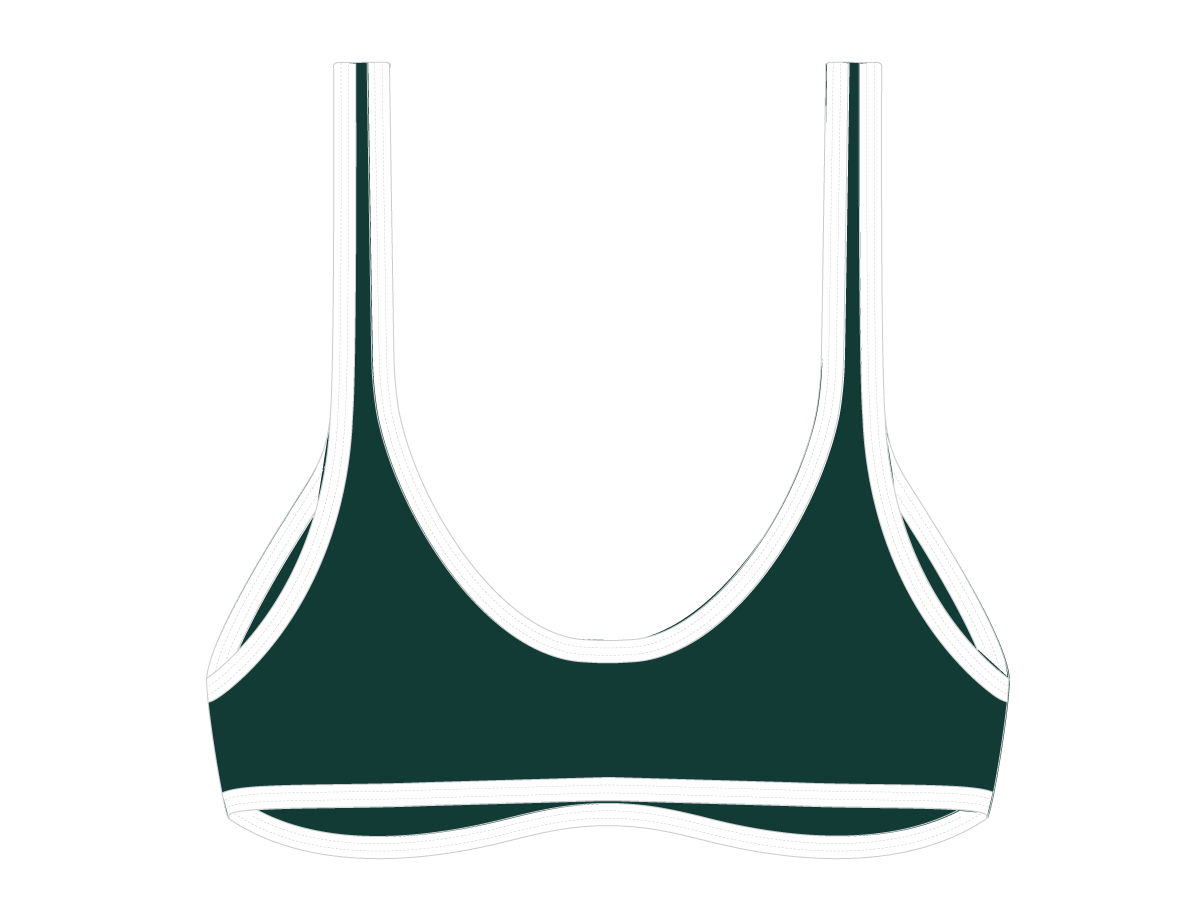Anchor Green Bae Top