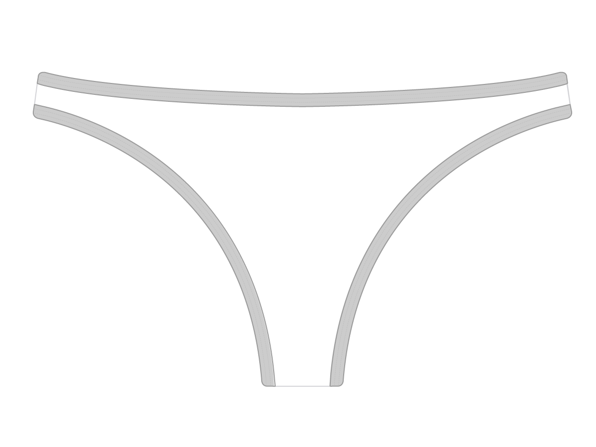 Arctic White Bikini bottoms