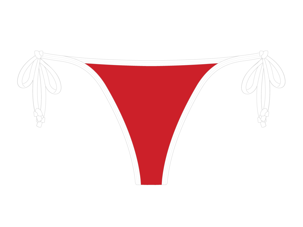 Bay Red Side-Tie Bottom