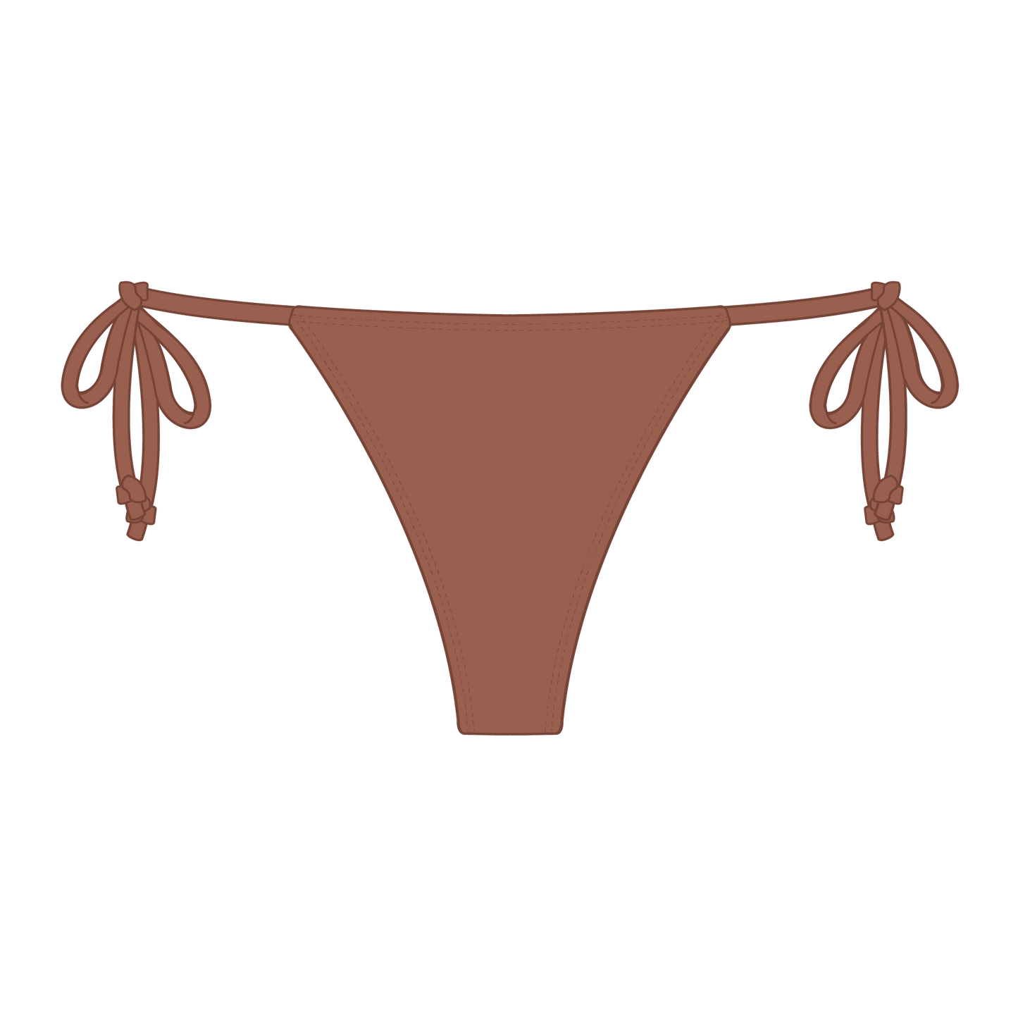 Cocoa Brown Beachy Bottom