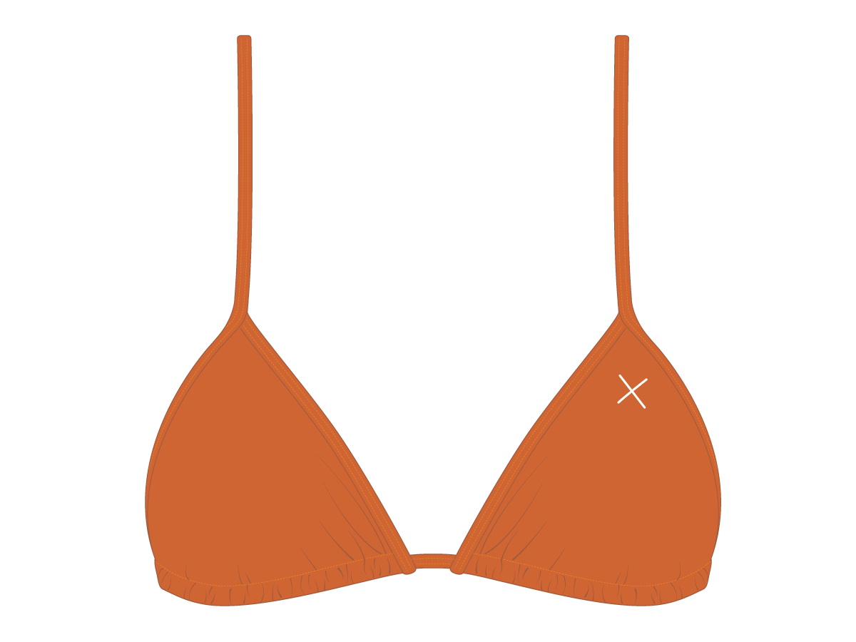 Burnt Orange Bikini Top II