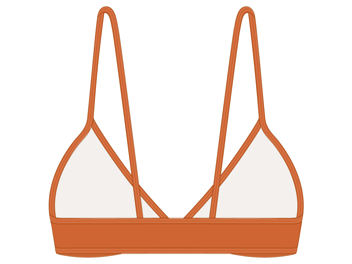 Burnt Orange Fitted top II