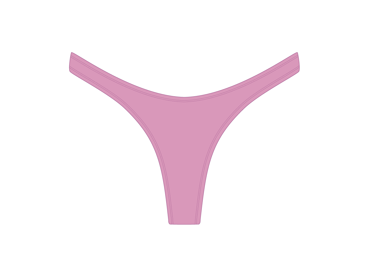 Blush Pink Chic 80's Bottoms