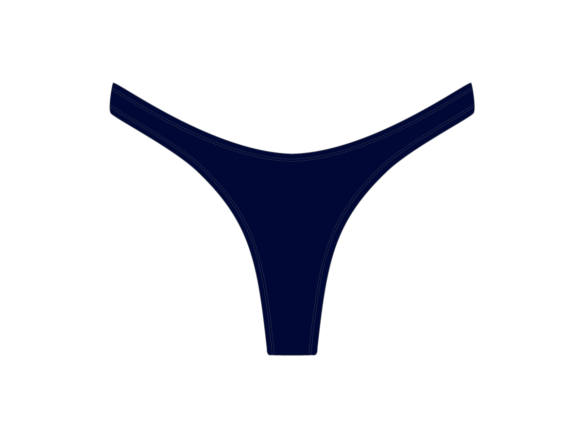 Malibu Blue Chic 80's Bottoms