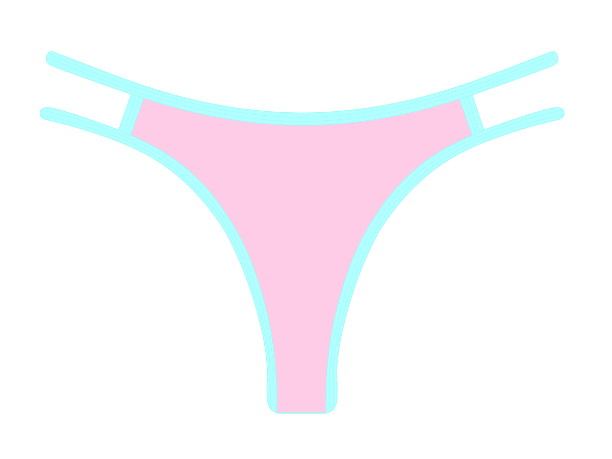 Bubble Gum Coastal Bottoms