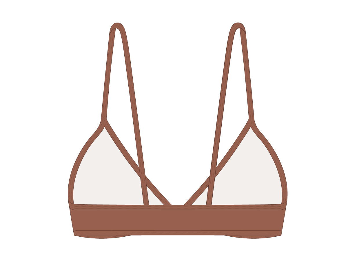 Cocoa Brown Fitted Top II