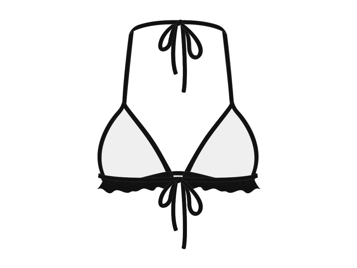 Manhattan Black Fringe Top