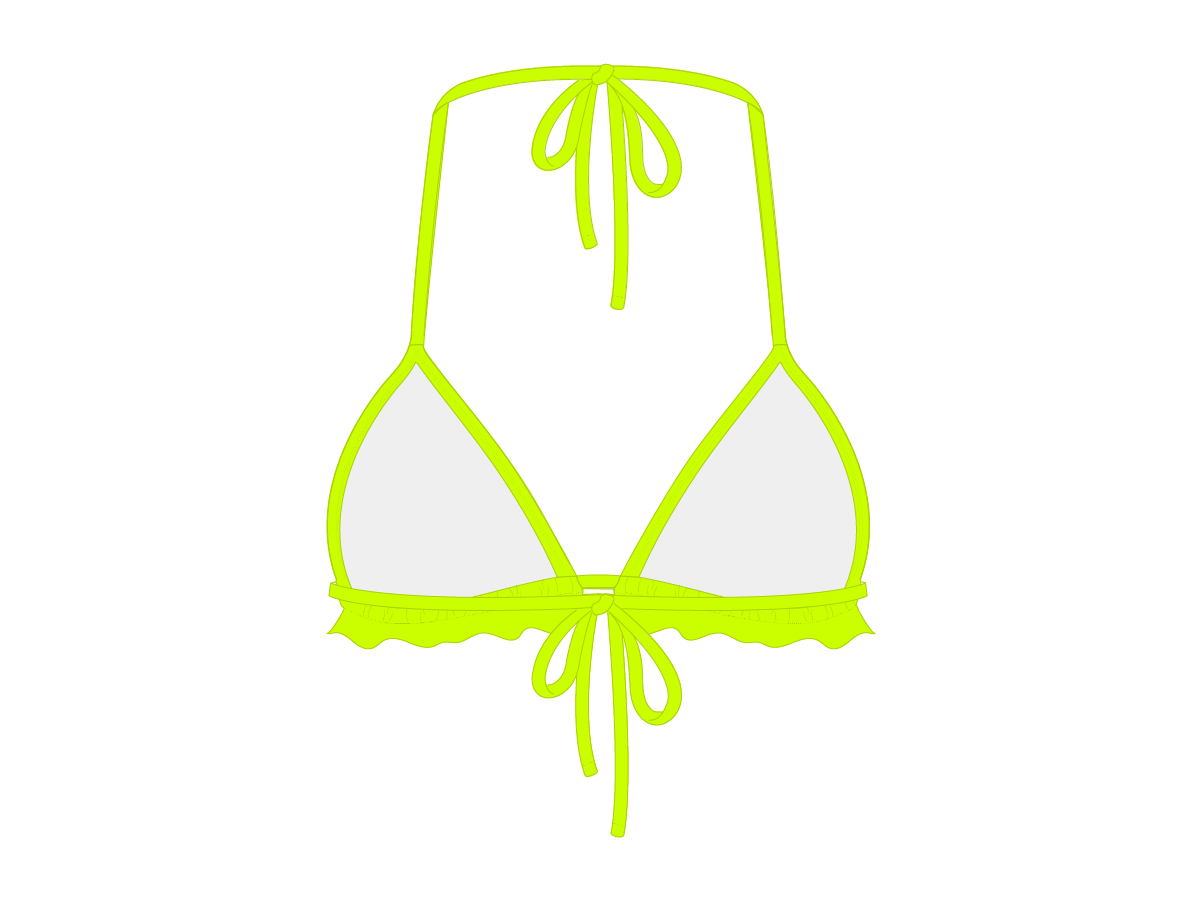 Sour Yellow Fringe Top