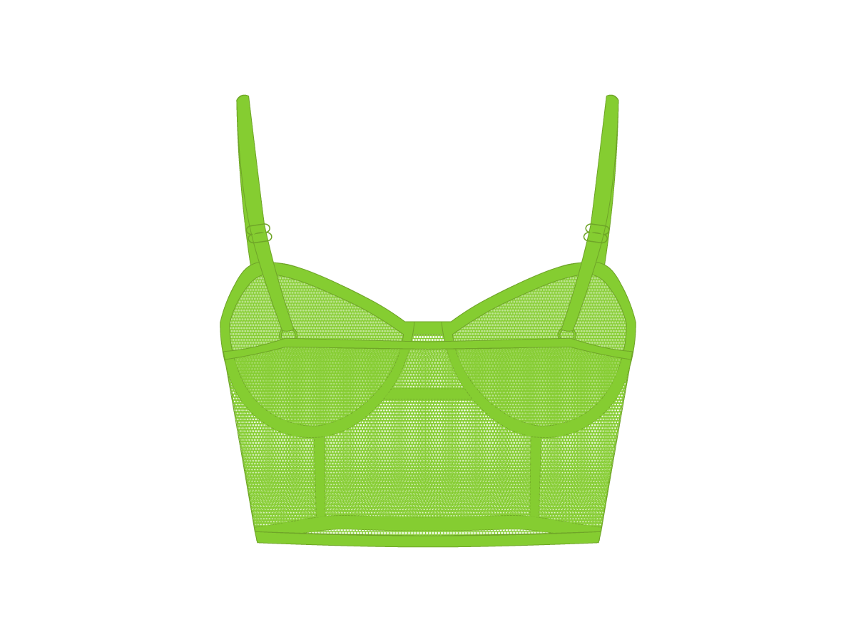 Clover Mesh Camisole Top