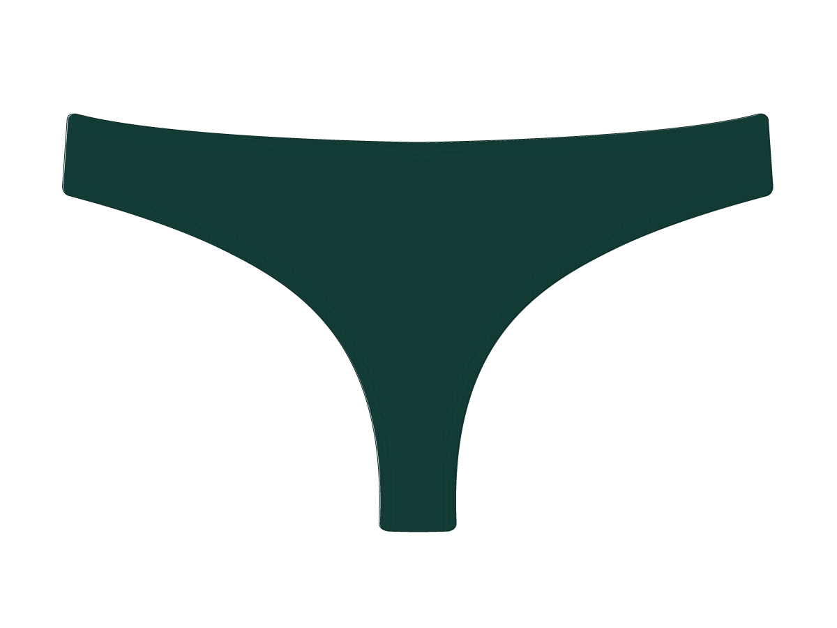 Green Ribbed Classic bottom