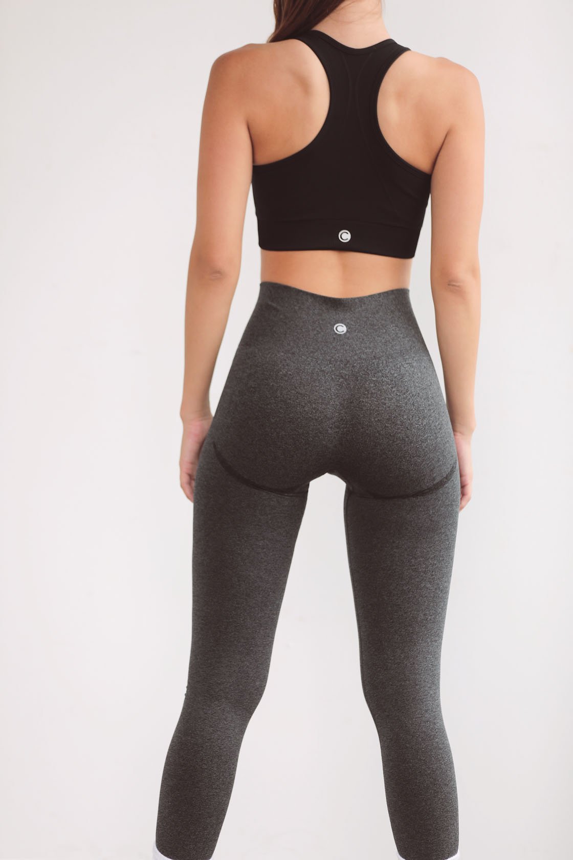 Dark Grey Casual leggings