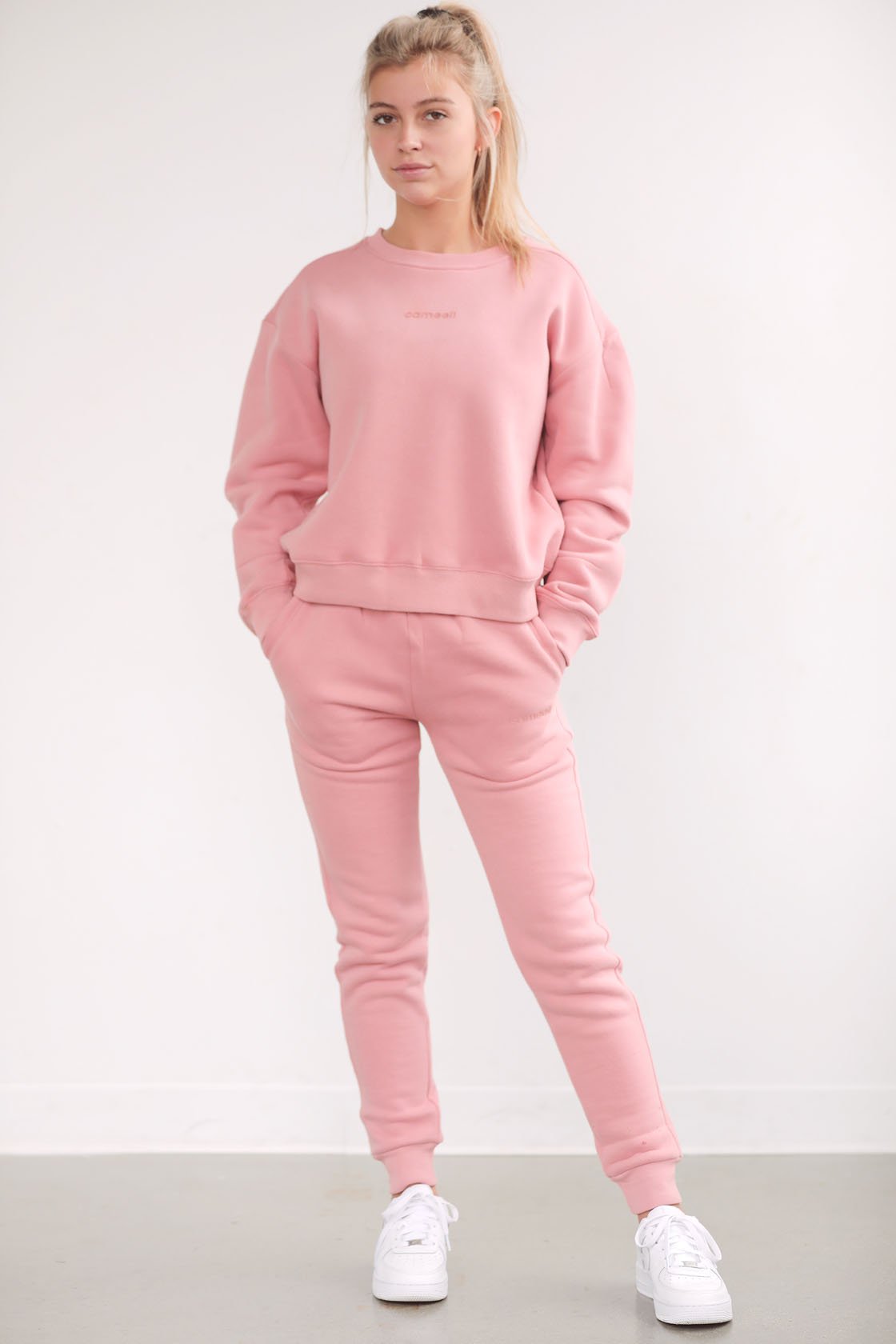 Blush Pink Logo Crewneck Sweatshirt