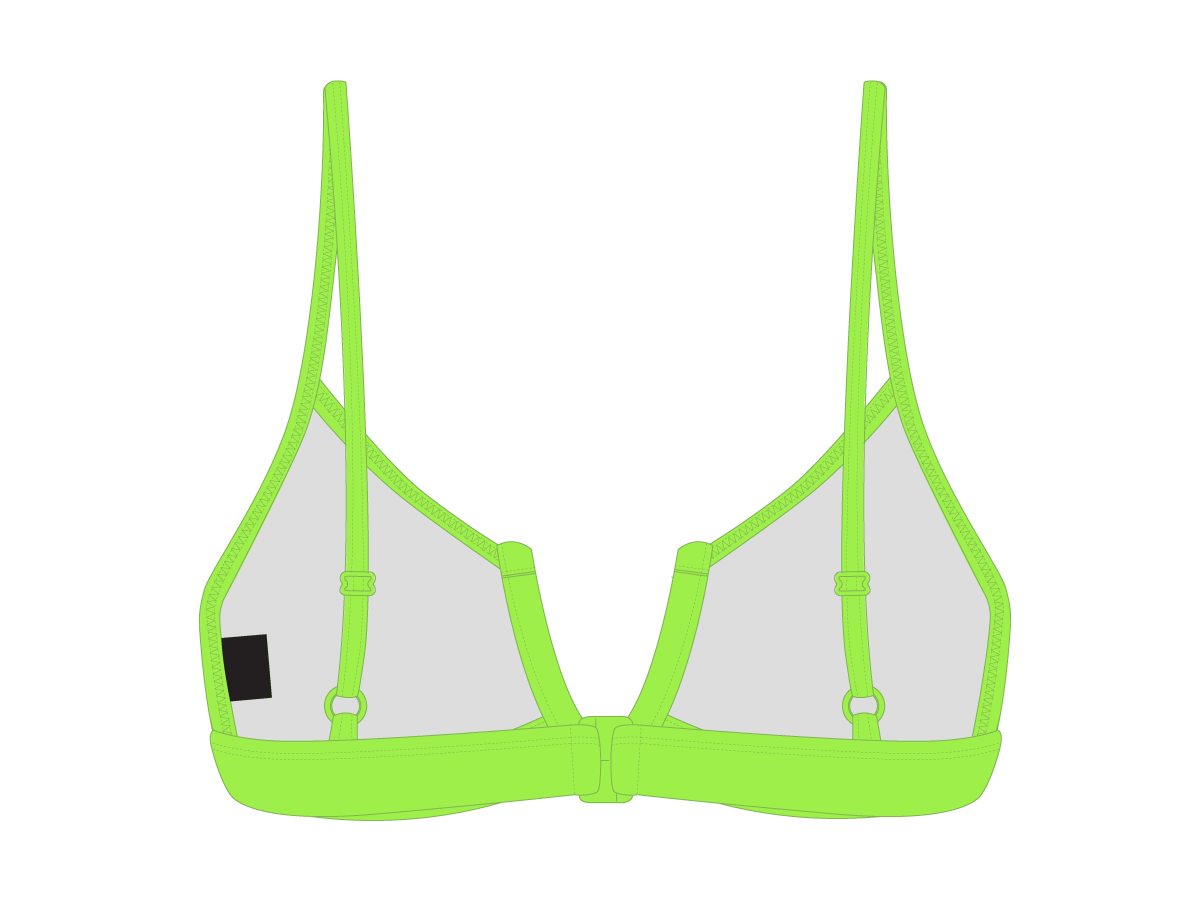 Lime Green V-Cut Top