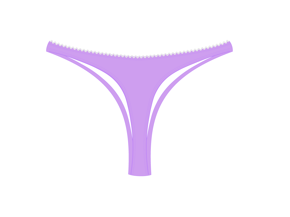 Bright Ube Bow Bottom