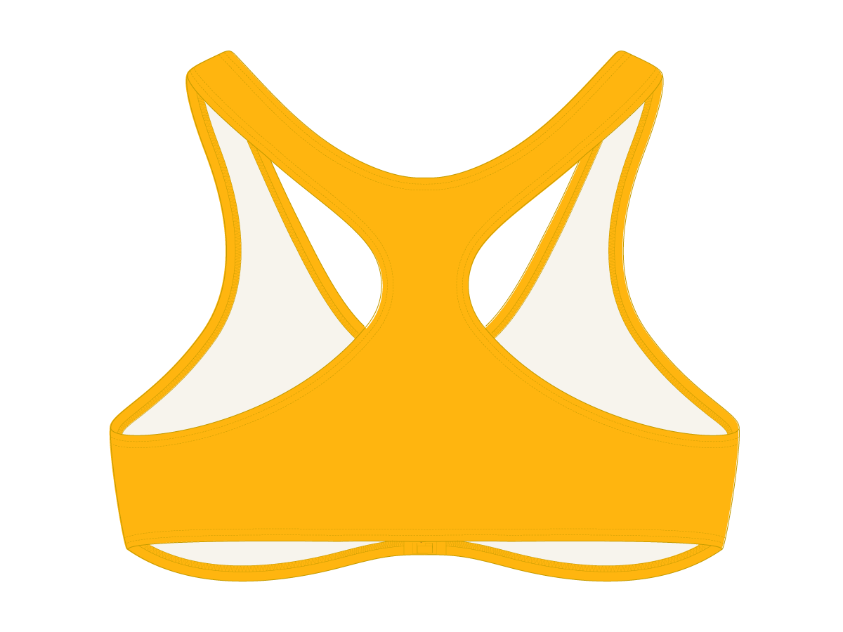 Lily Yellow Zipper Top