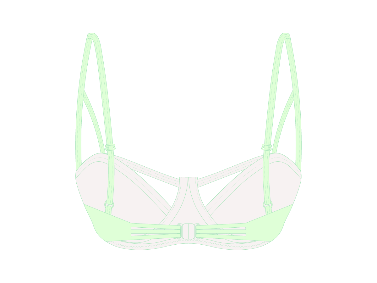 Ocean Blue Cut-Out Top