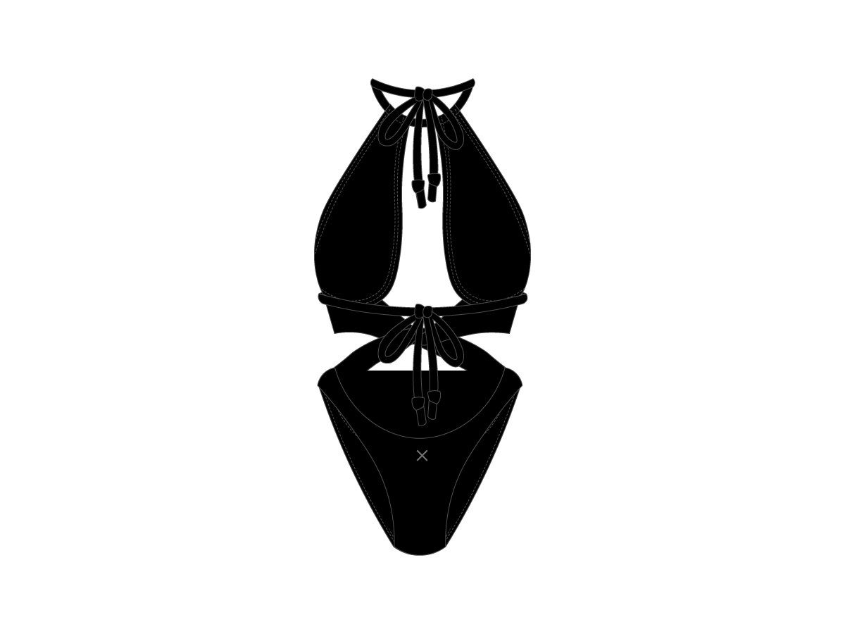 Manhattan Black Beverly One Piece