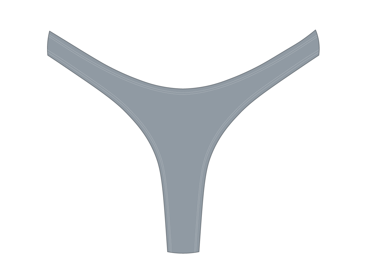 Dove Grey Stitch Bottoms