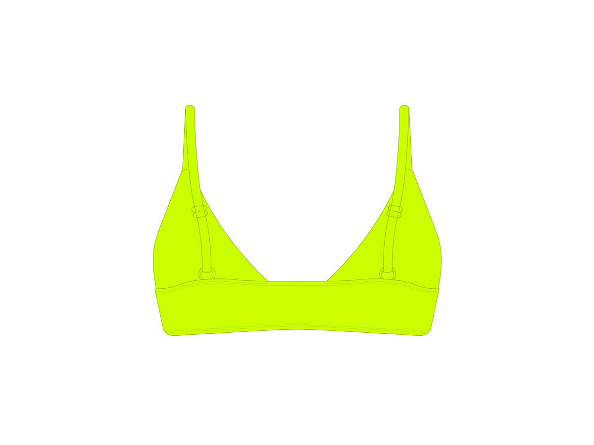 Sour Yellow Petite Top