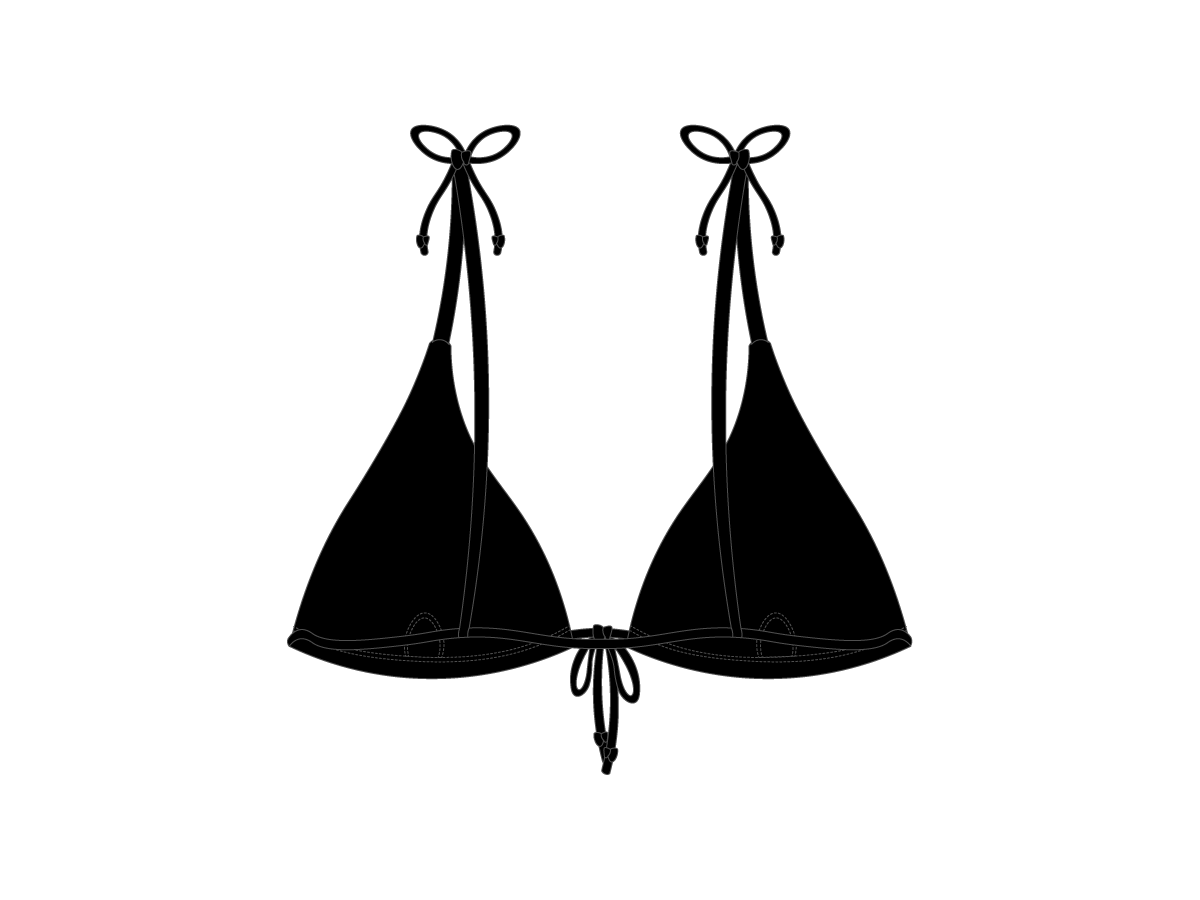 Manhattan Black 3 Tie Top