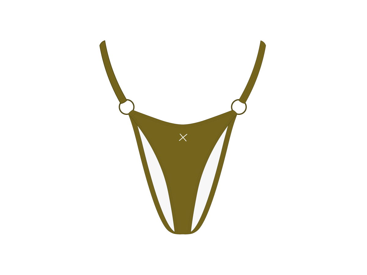 Khaki Ringer Bottoms