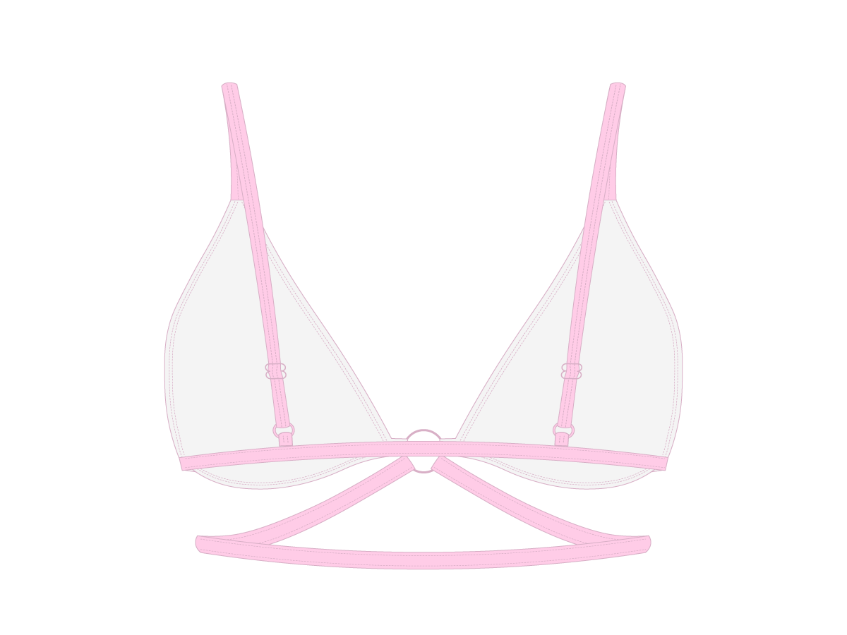 Dusty Pink Ringer Top