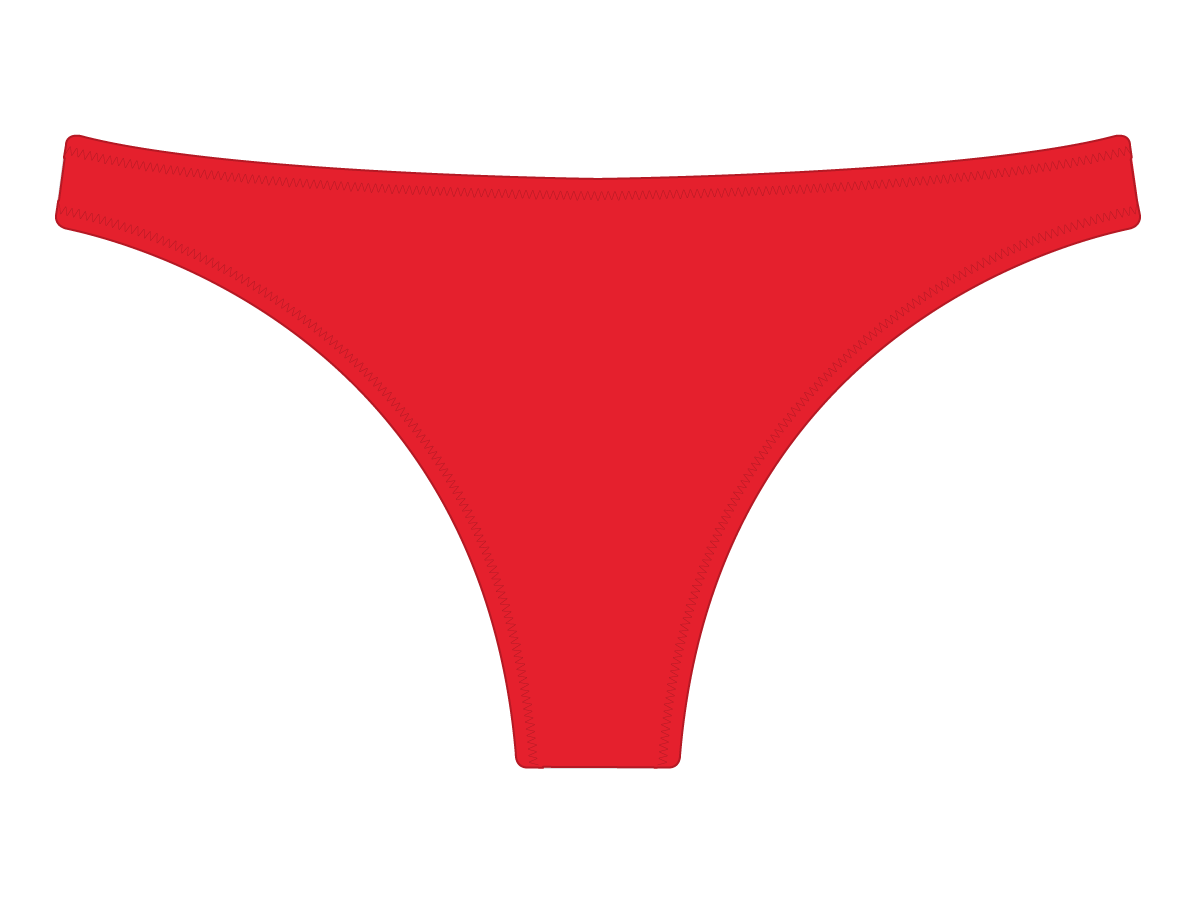 Rose Red Underwear Bottoms
