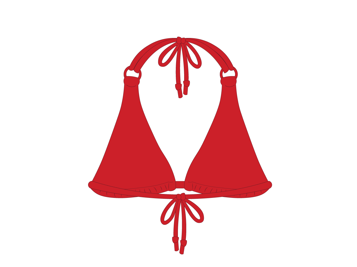 Rose Red Crew Top II