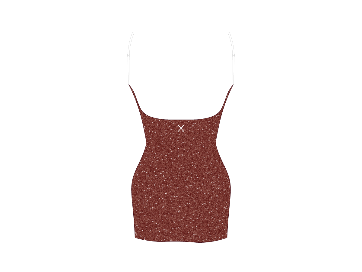 Rust Shimmer Pool Dress