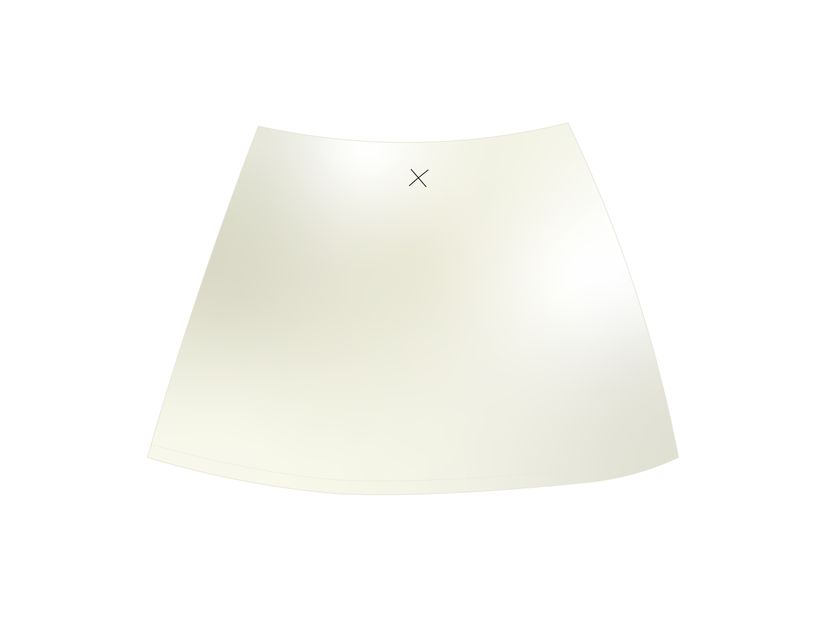 OFF-White Satin Mini Skirt