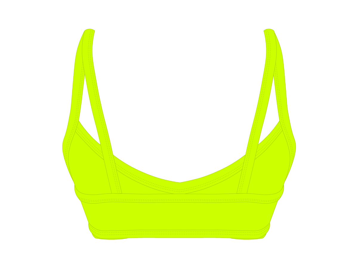 Sour Yellow Sporty Top