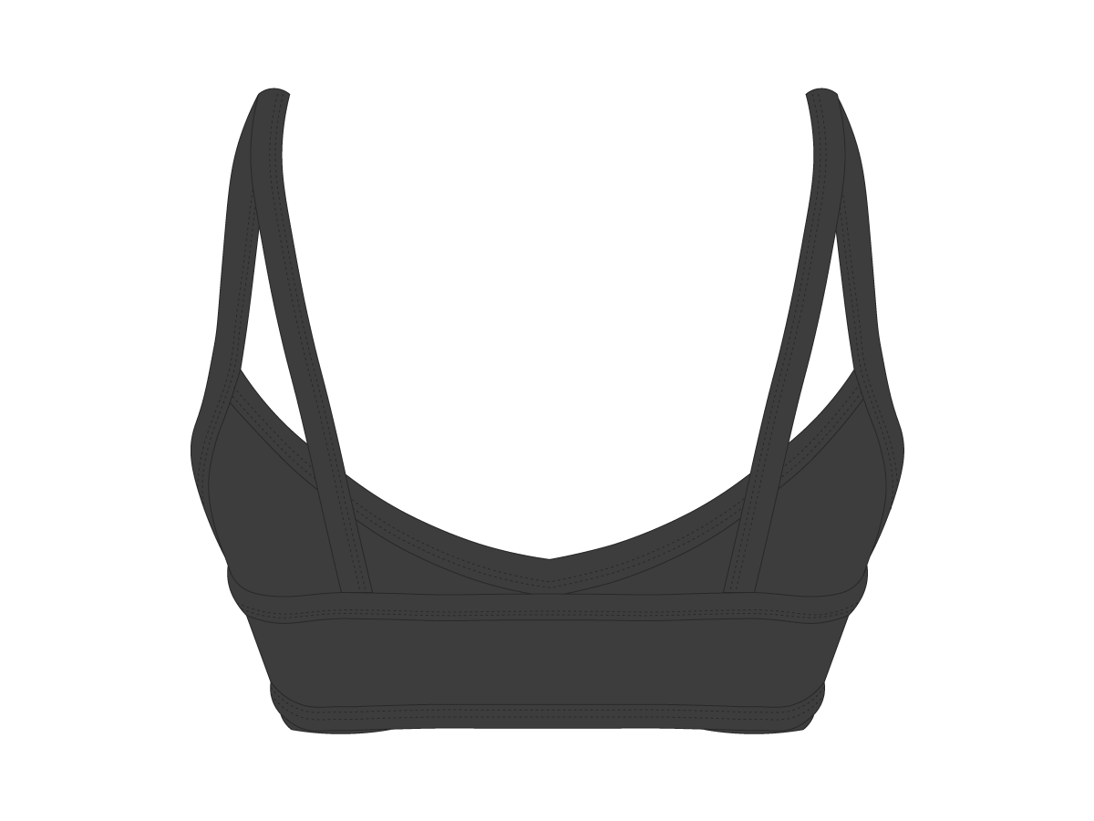 Moon Grey Sporty Top