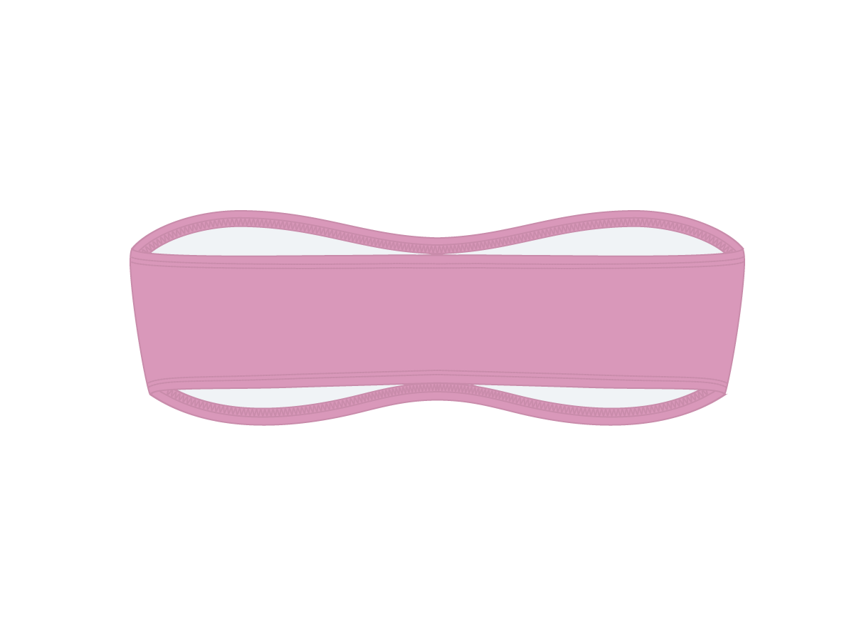 Blush Pink Strapless Top