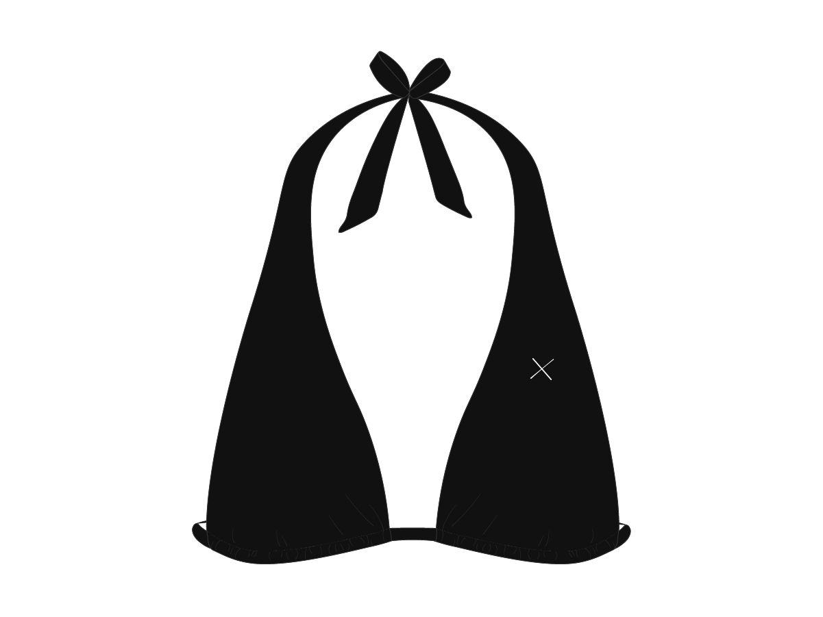 Manhattan Black Tropic Tie-Top