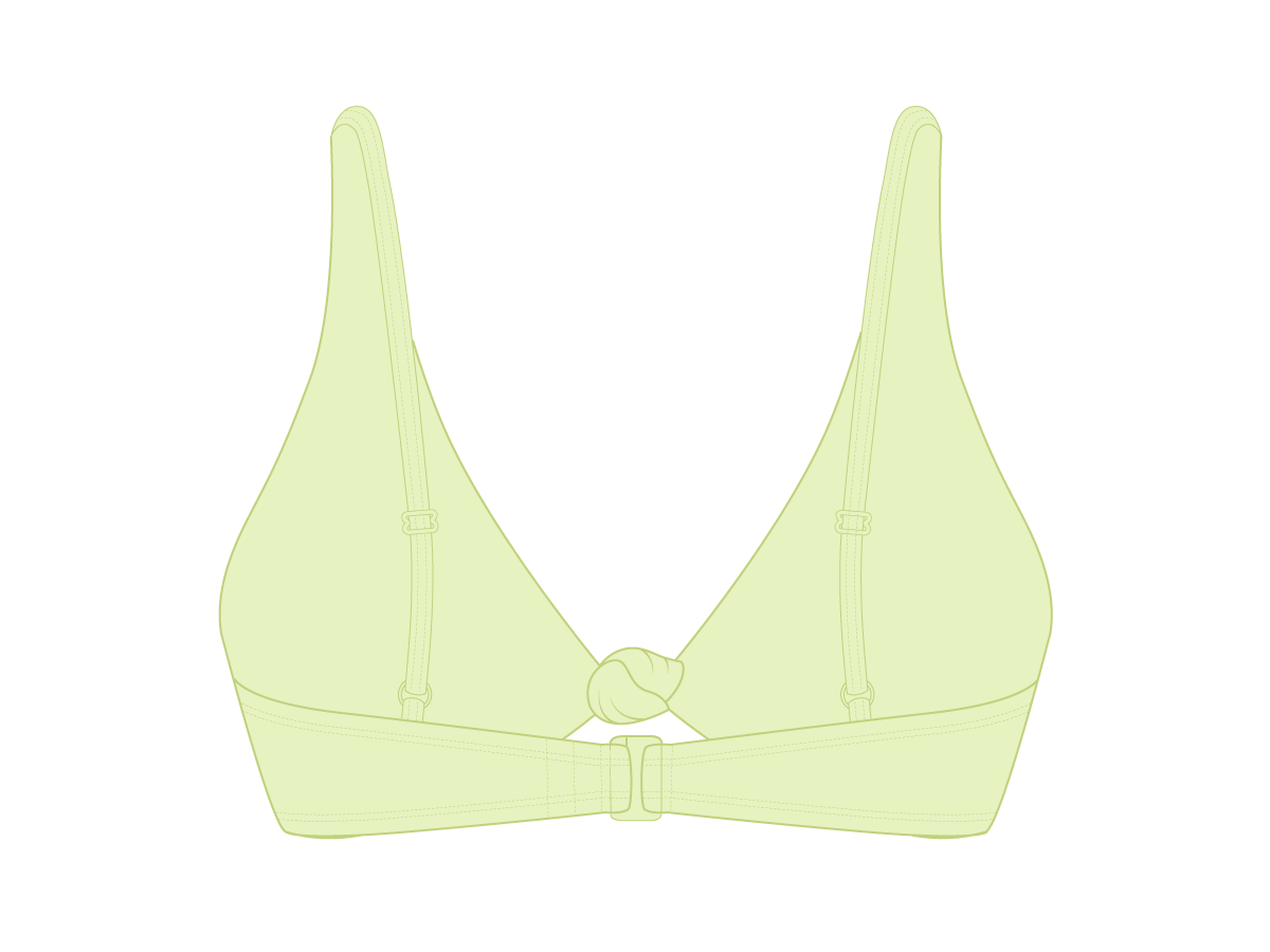 Ocean Blue Twist Top