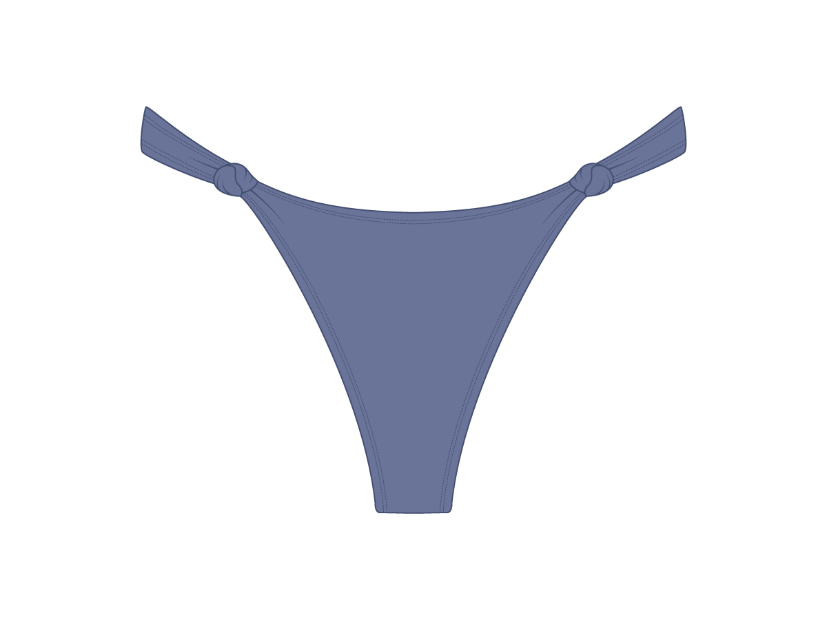 Pale Blue Twist Bottoms