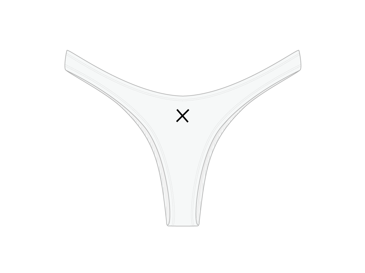 Ocean White Chic 80's Bottoms