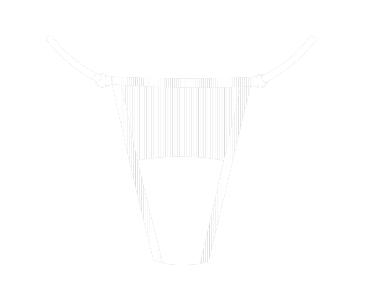 Venice White Lace Ribbed Bottoms