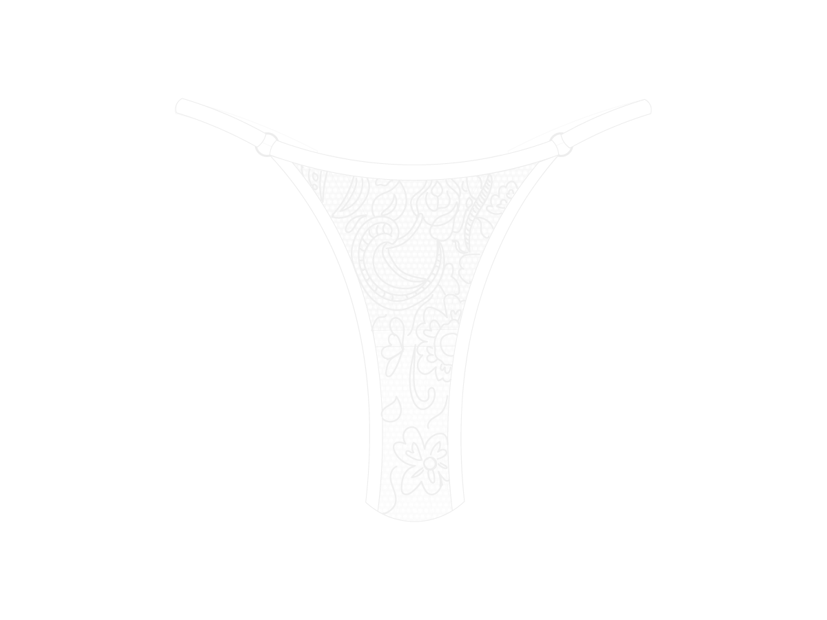 Venice White Minimal Thong bottoms
