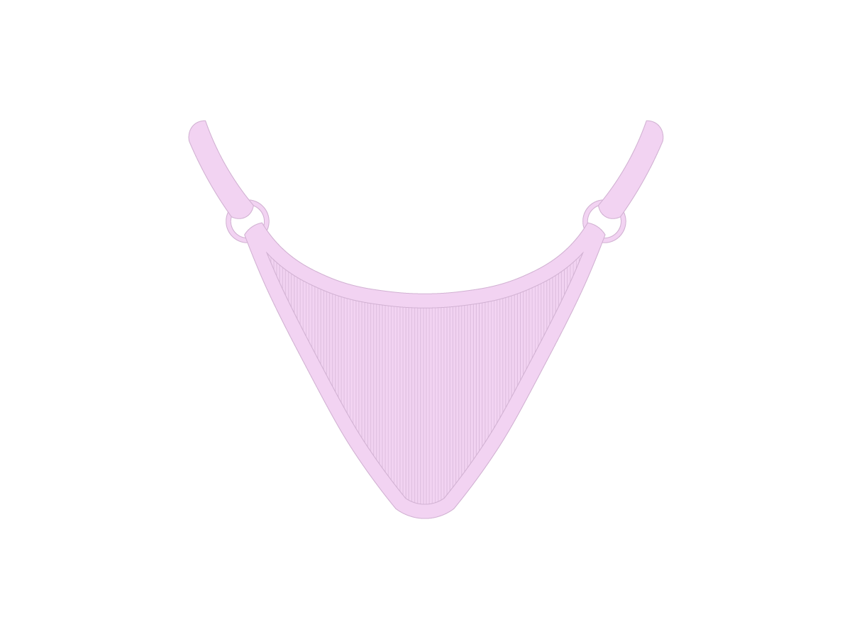 Pink Wrap Thong Bottoms