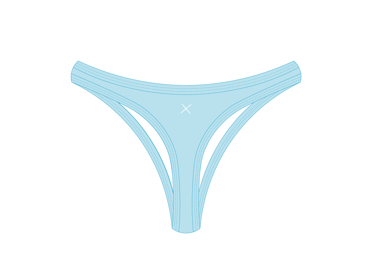 Cloudy Blue Sporty Bottoms