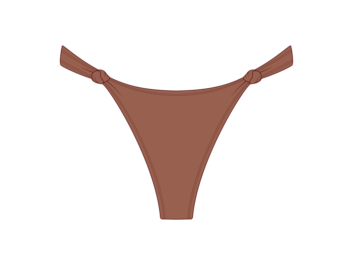 Cocoa Brown Twist Bottoms