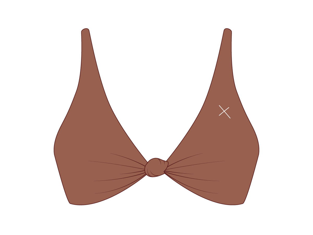 Cocoa Brown Twist Top