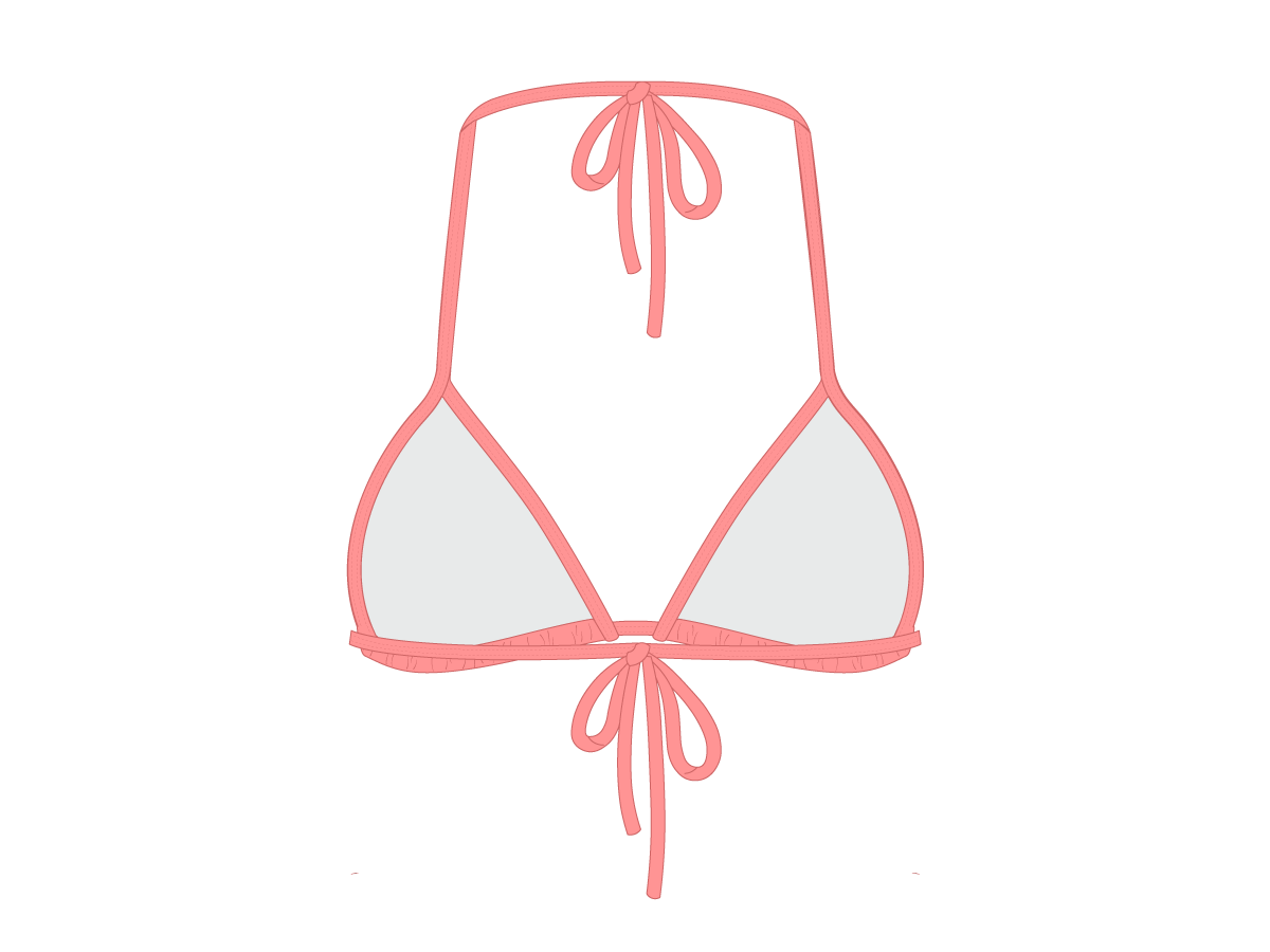 Coral Bikini Top II