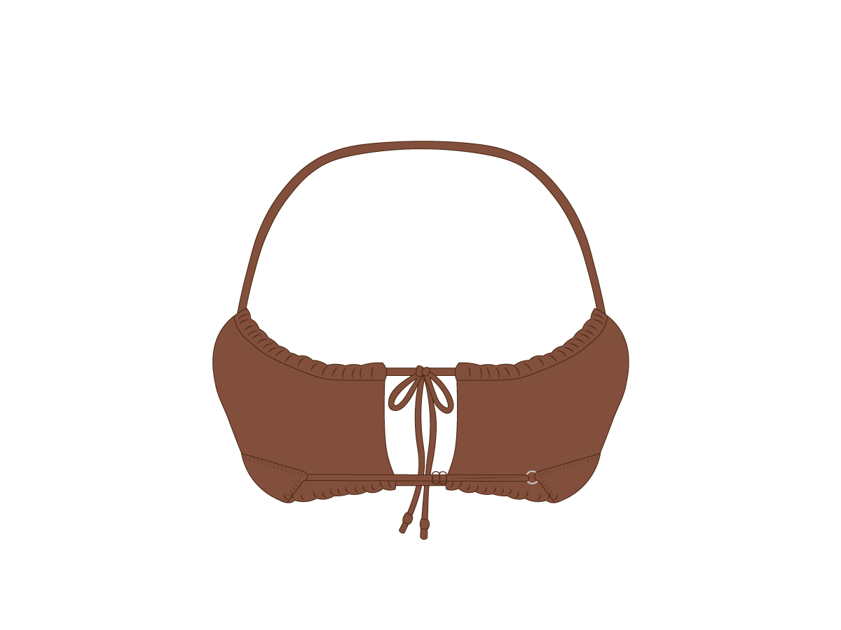 Cocoa Brown Flaunt Top