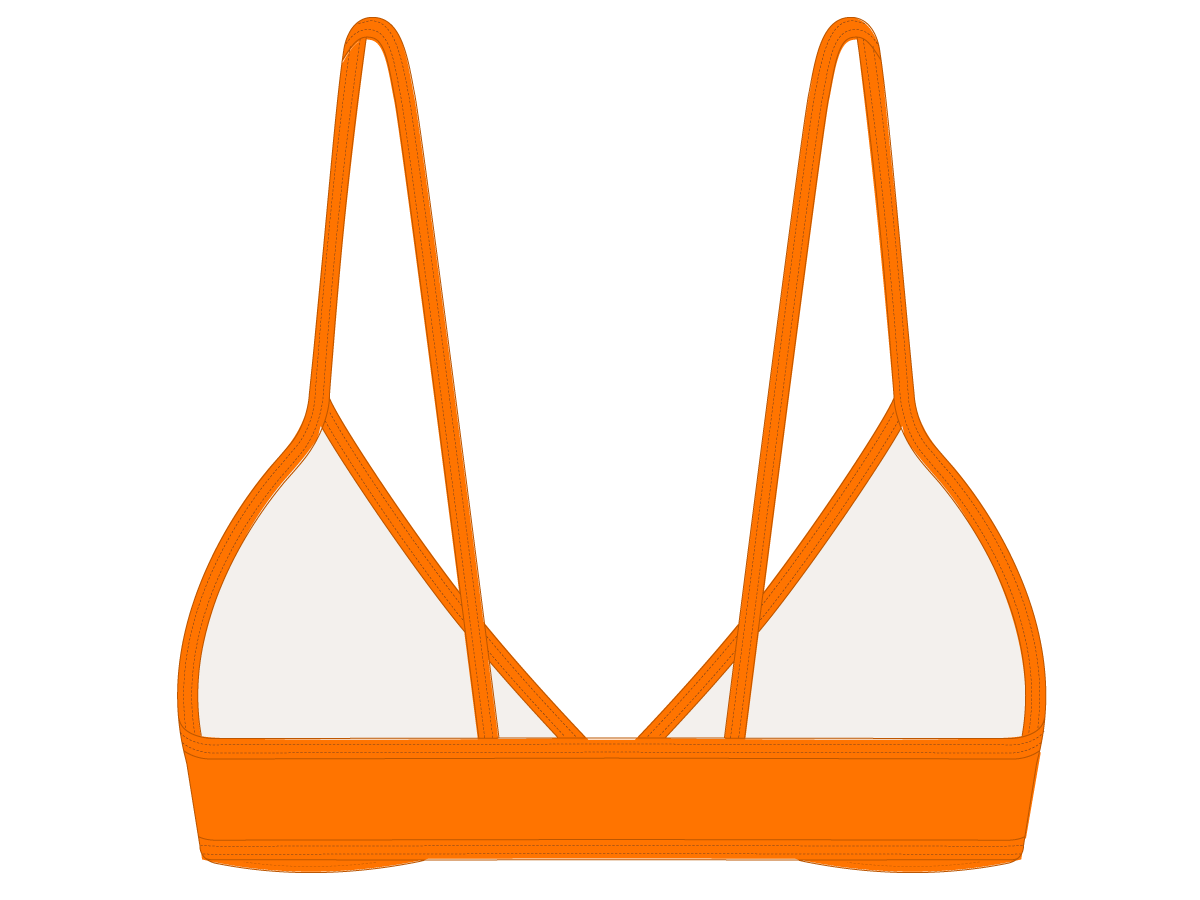 Wild Orange Fitted Top II