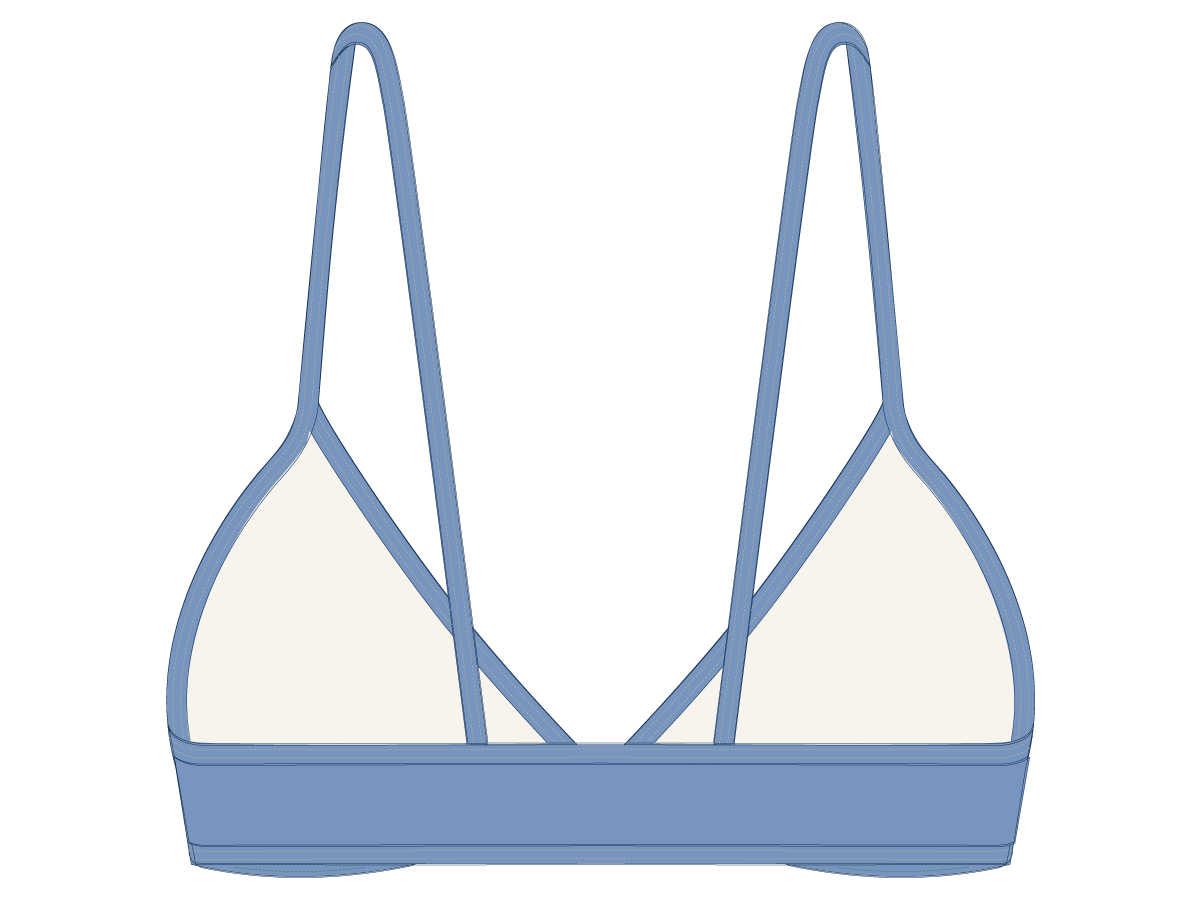 Slate Blue Fitted Top II