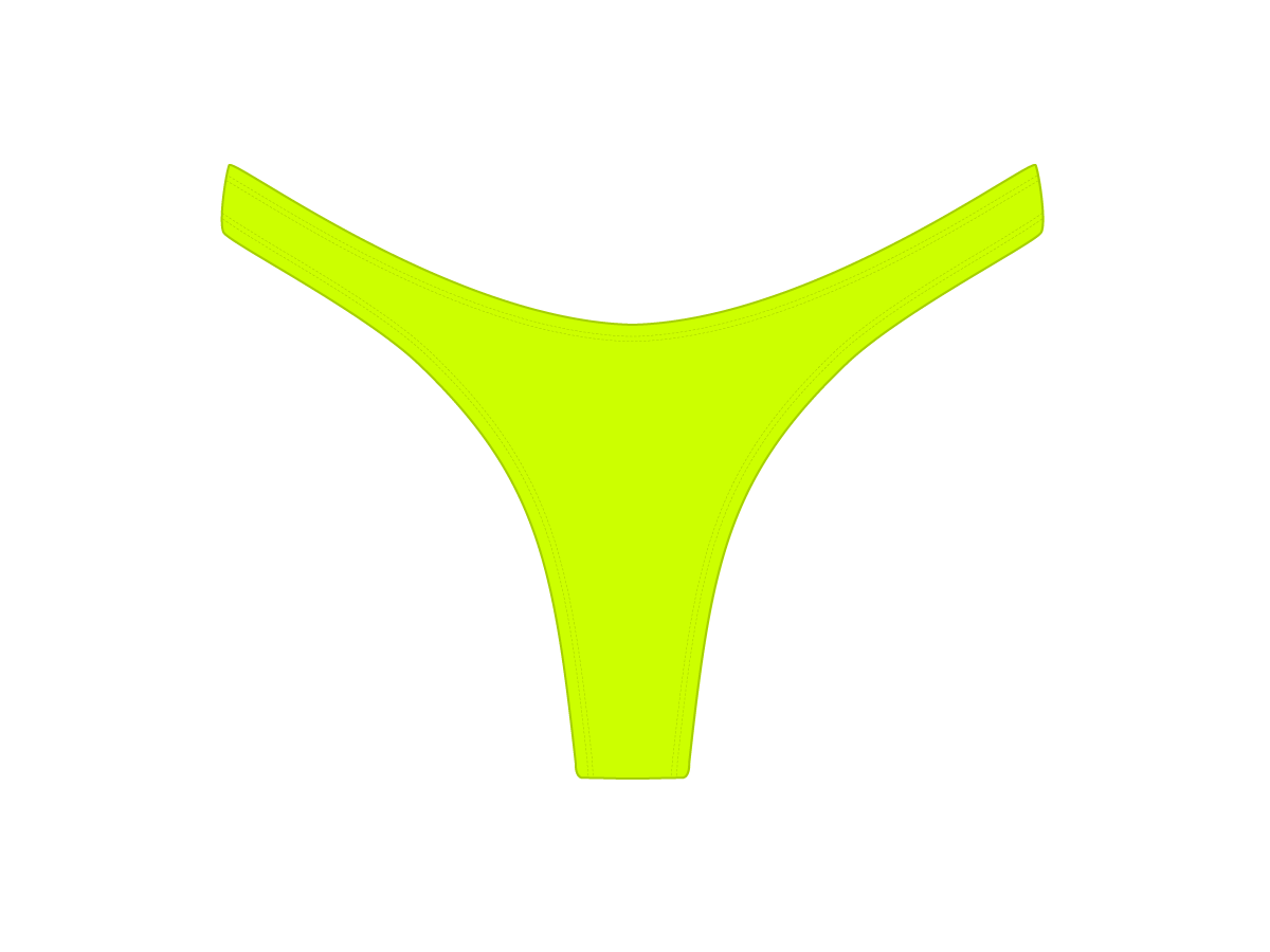 Sour Yellow Chic 80's Bottoms