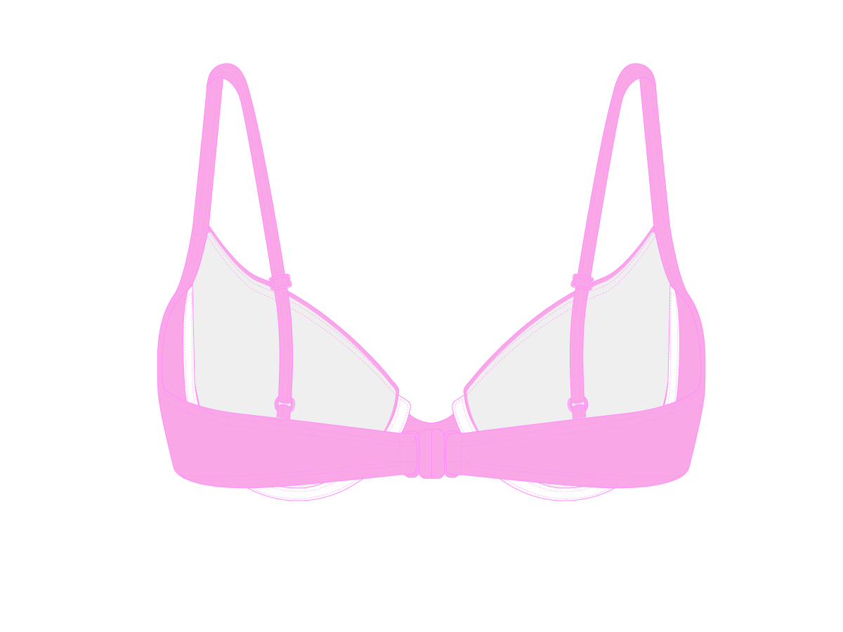 Taffy Pink Bustier Top