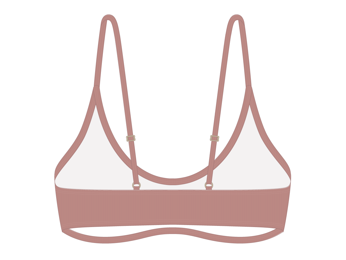 Taupe Ribbed Adjustable Top